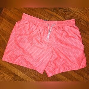 H&M Bright Pink/Orange Swim Trunks Men's Size L